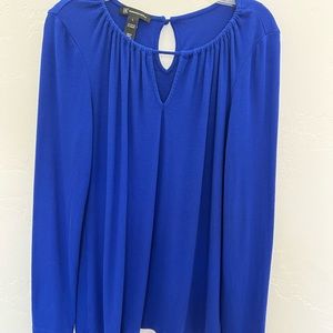 Royal blue INC blouse